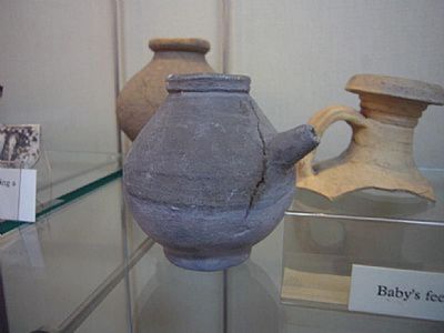 Grey Roman Lamp Filler jug
