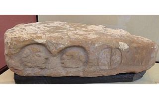 Horned Head Carved Stone